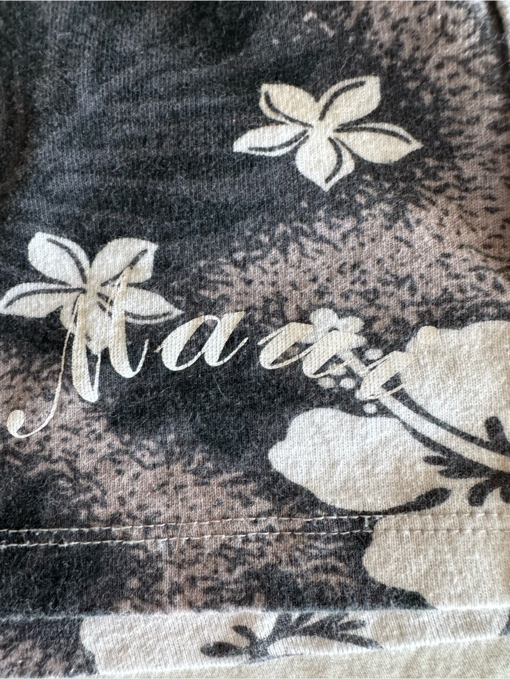 Maui Grey Camisole & Black Floral Sleep Shorts Set - Picture 5 of 16